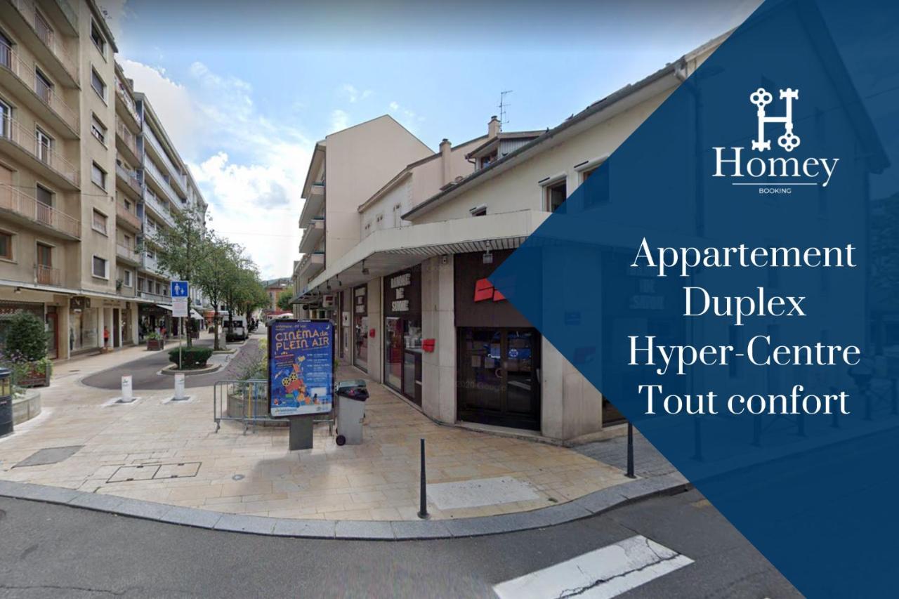 Homey Bella - New / Duplex / Downtown / Close Geneva Annemasse Dış mekan fotoğraf